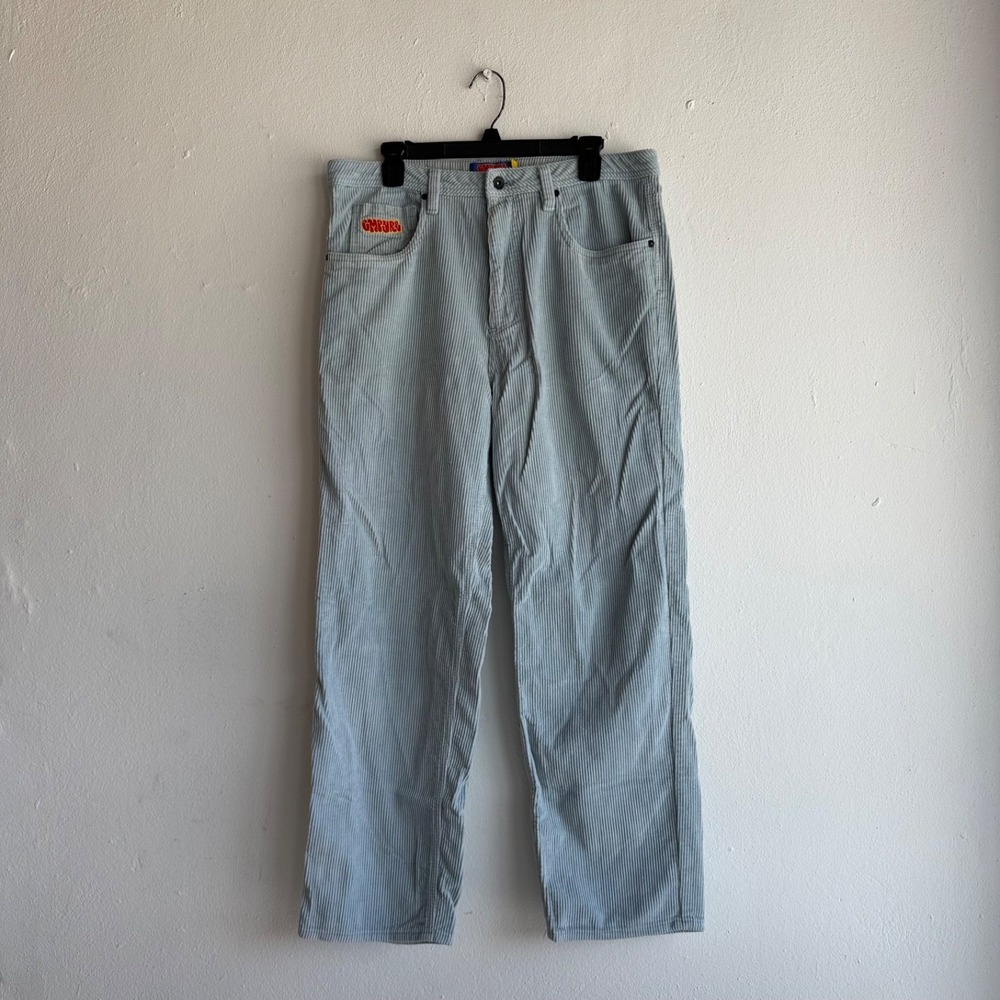 Empyre Corduroy Pants Light Blue Baggy Skater Mens Size 32 READ